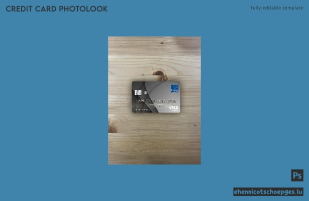 USA Indiana Centier Bankvisum Platinkarte Photolook-Beispielvorschau